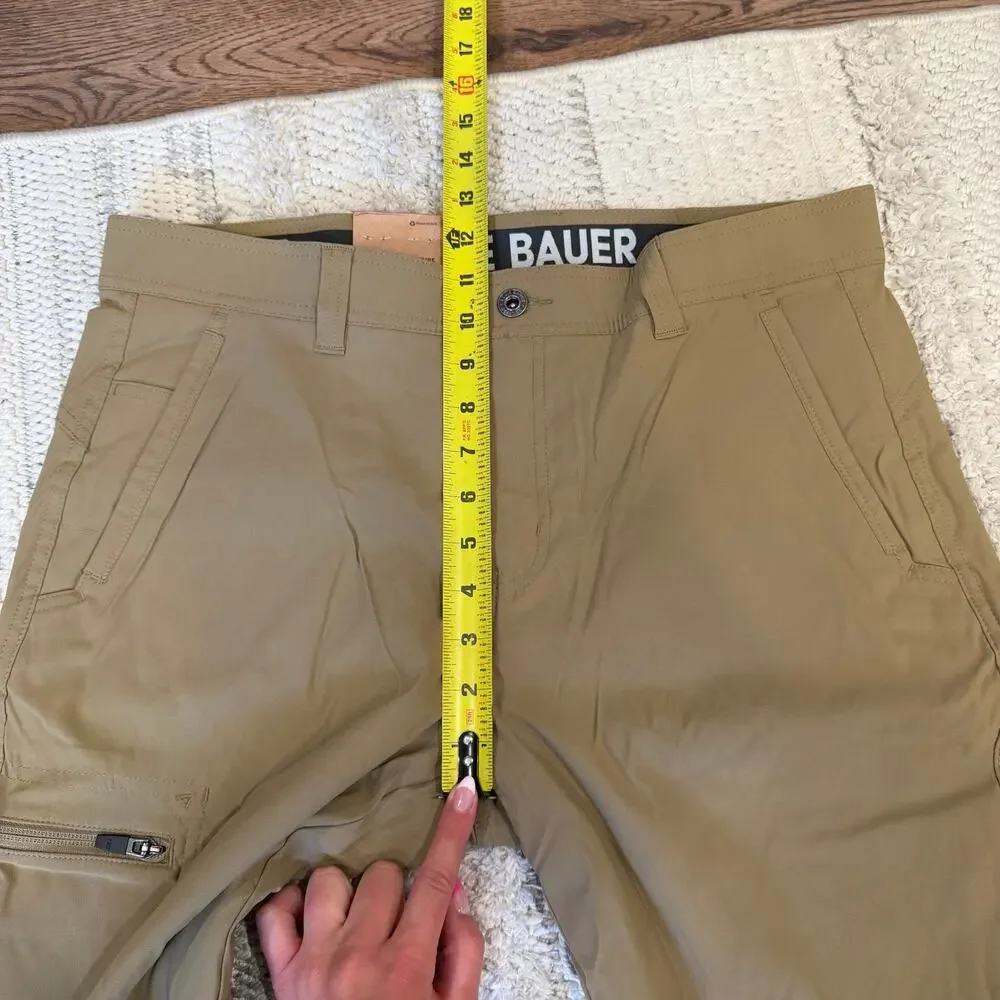 EDDIE BAUER Men's Rainier Fleece Lined Pant Size 34X32 In Tan